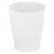 mDesign Slim Plastic Small Round Trash Can Wastebasket Garbage Bin